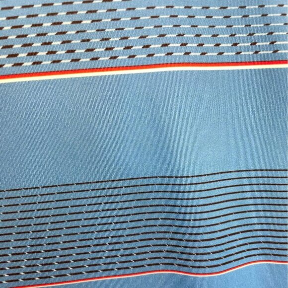 Grand Slam Performance Men's 3-Button Striped Golf Polo Shirt Size XXL in Blue - Picture 7 of 13